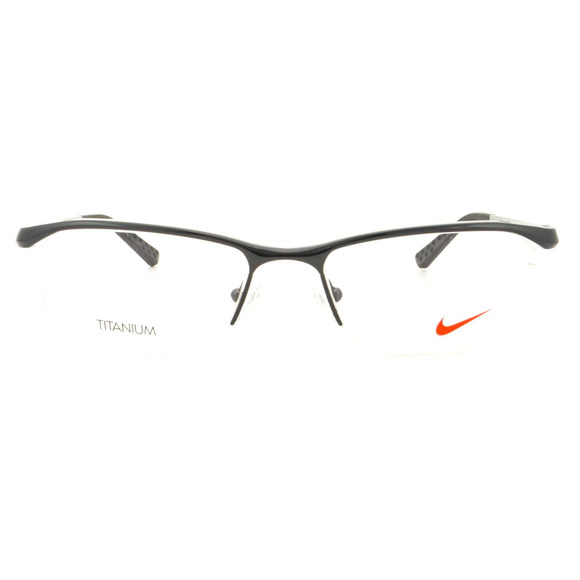 NIKE 6037 BLACK CHROME METAL EYEGLASSES SUNGLASSES FRAMES 53-17 - Picture 1 of 5